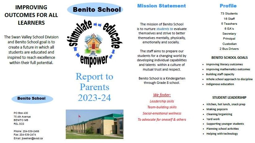 Report to Parents pg.1