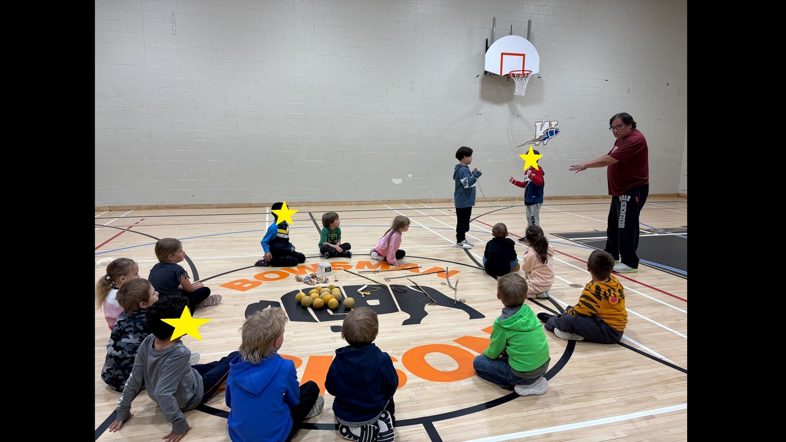 Lamarr Oksasikewiyin Presentation a Fun Morning
