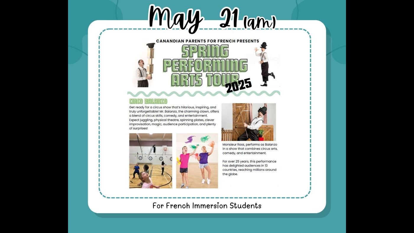 CPF presents - Spring Performing Arts Tour