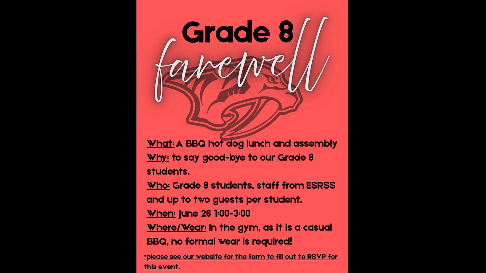 Grade 8 Farewell