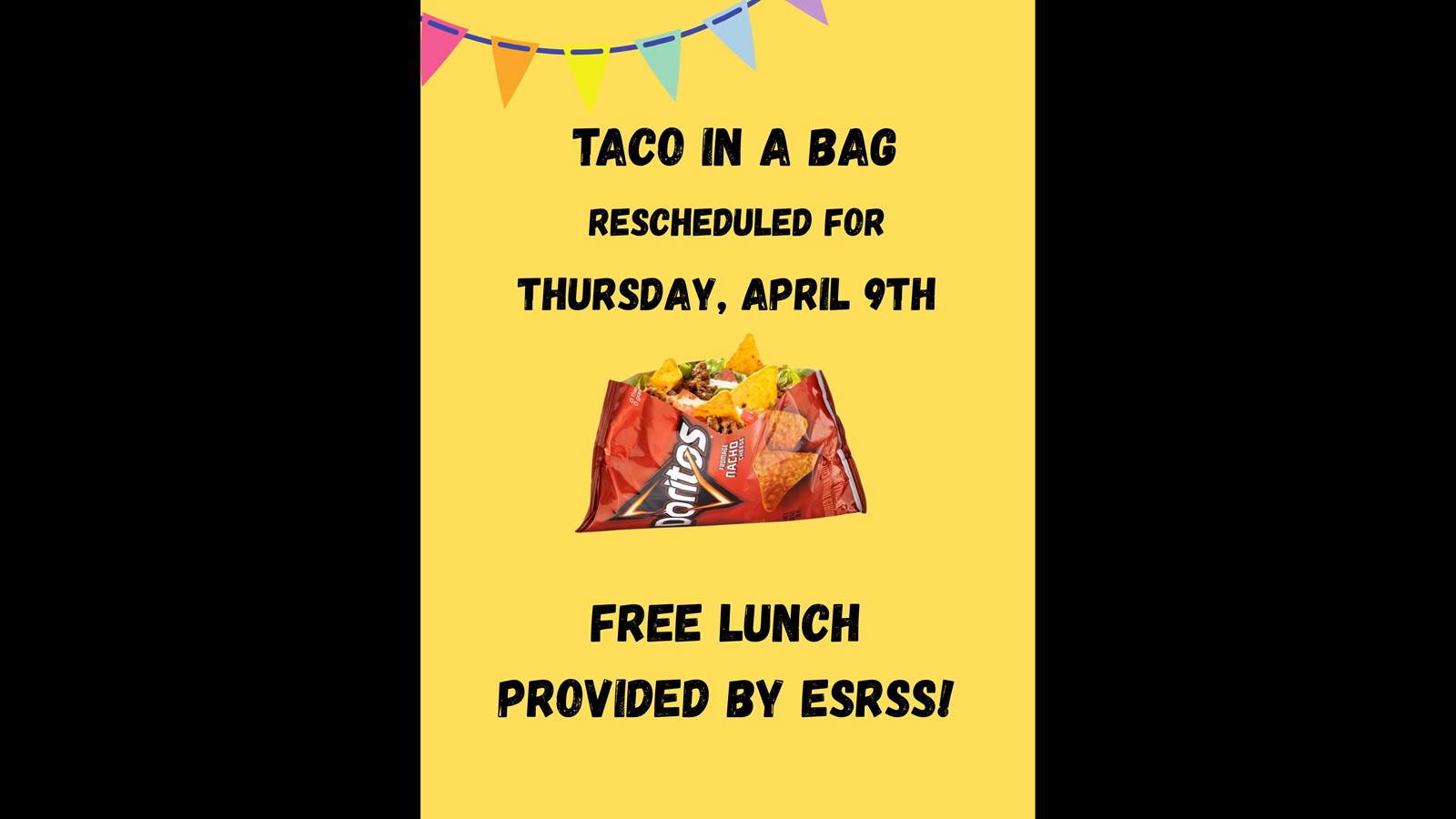 FREE Lunch - Taco in a Bag