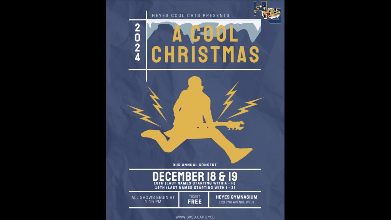 Christmas Concerts Dec 18th and 19th 1:15 pm