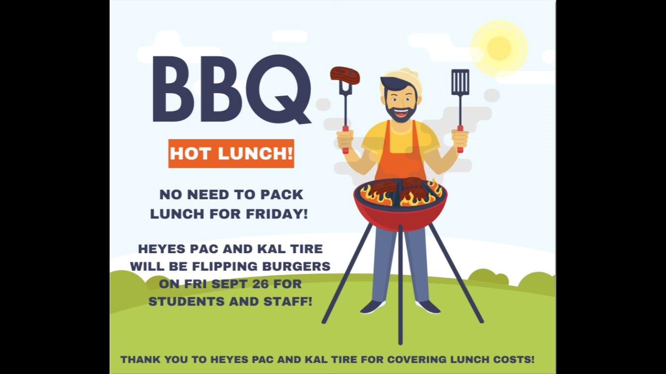 September Hot Lunch-September 26