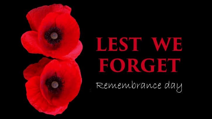 Remembrance Day Service-November 10-1:15 pm