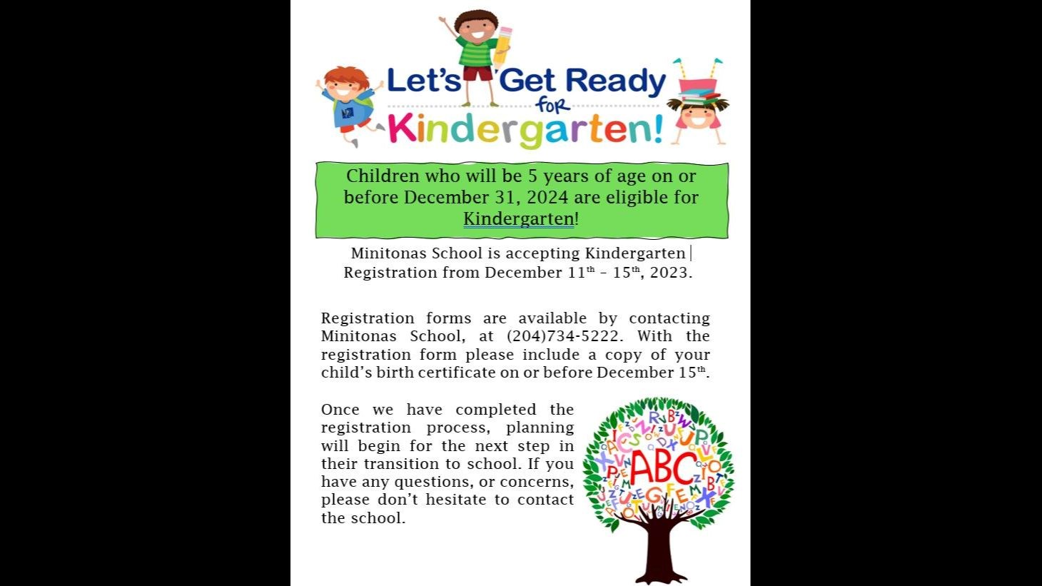 Kindergarten Registration