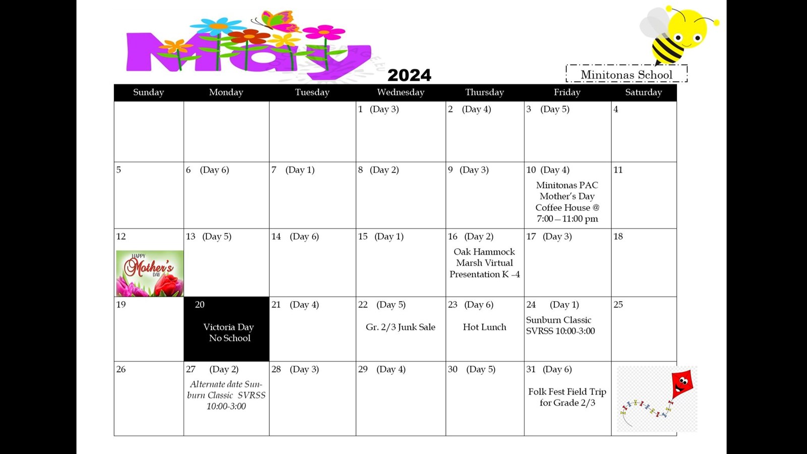 May Calendar