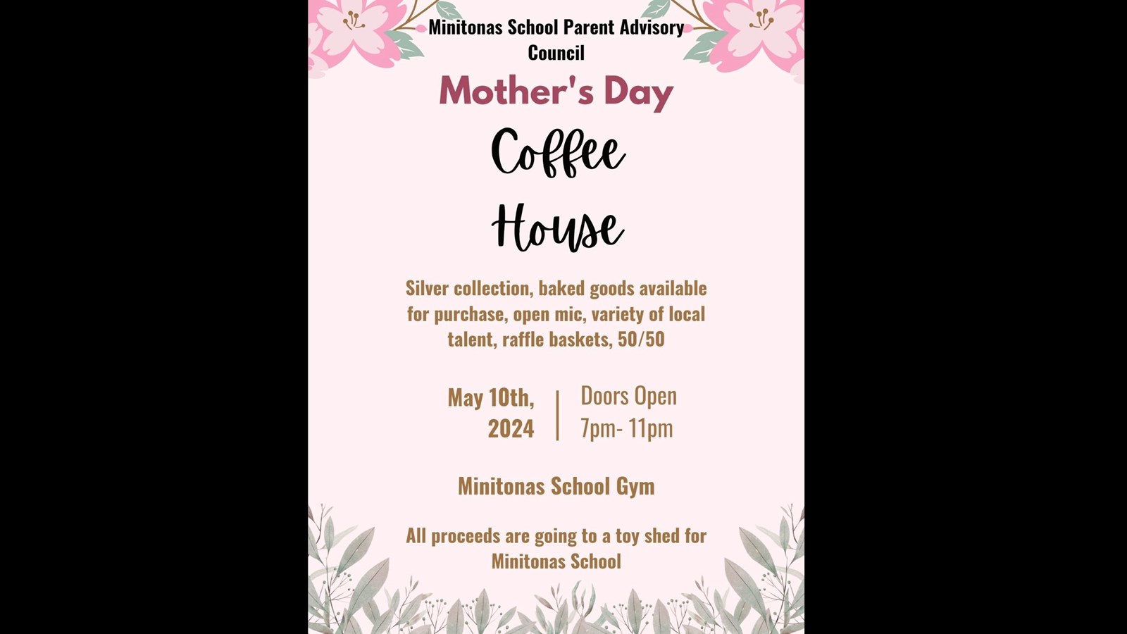 Mother's Day Coffee House