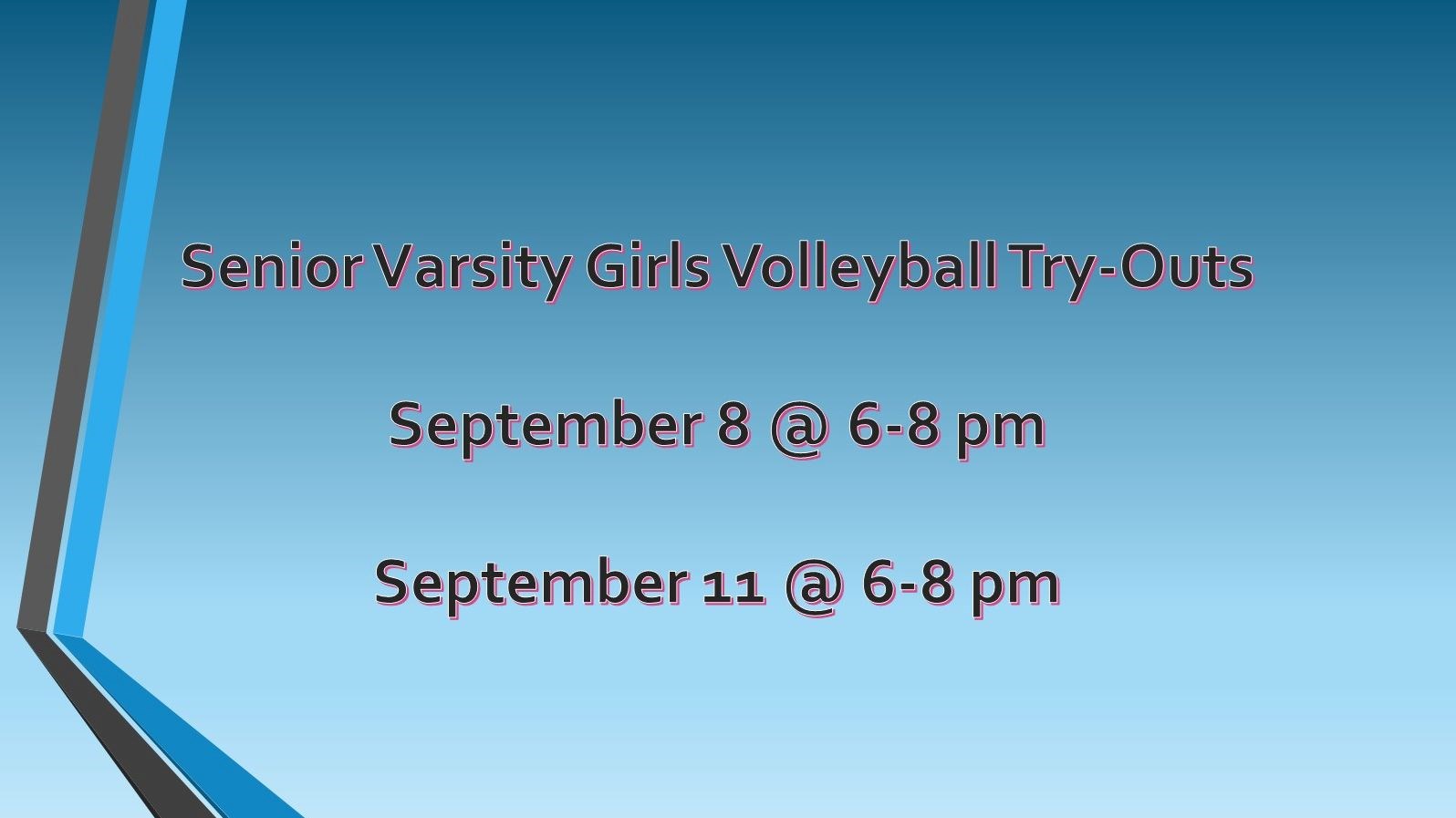 Volleyball Tryouts