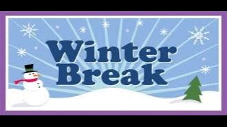 Winter Break Dec. 23-Jan.5