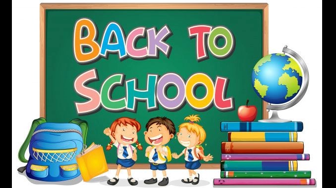 First Day Back to School Thursday, September 10th