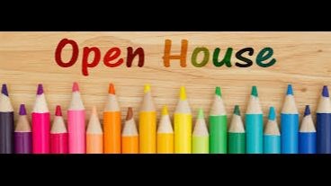 Open House Wednesday, September 3, 4pm-6pm