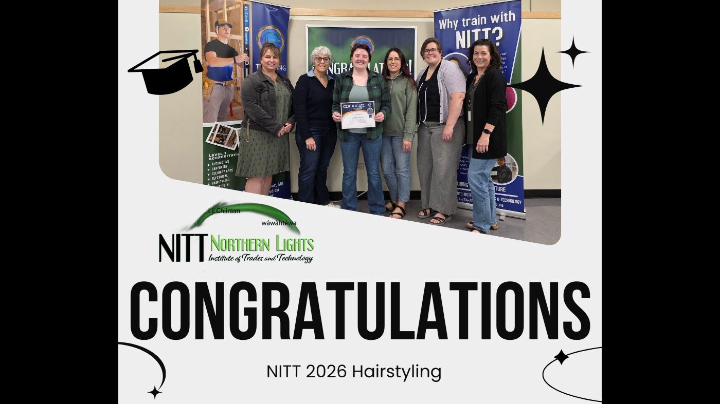 Congratulations Hairstyling Pre-Employment NITT 2026