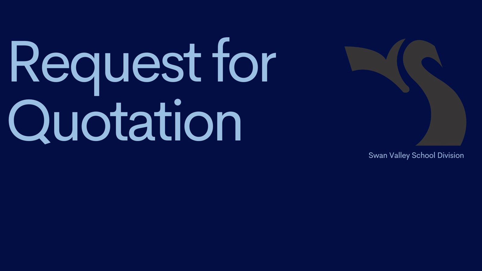Request for Quotation - Computer Software