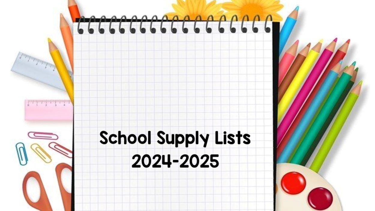 2024-2025 School Supply Lists for SVSD Schools