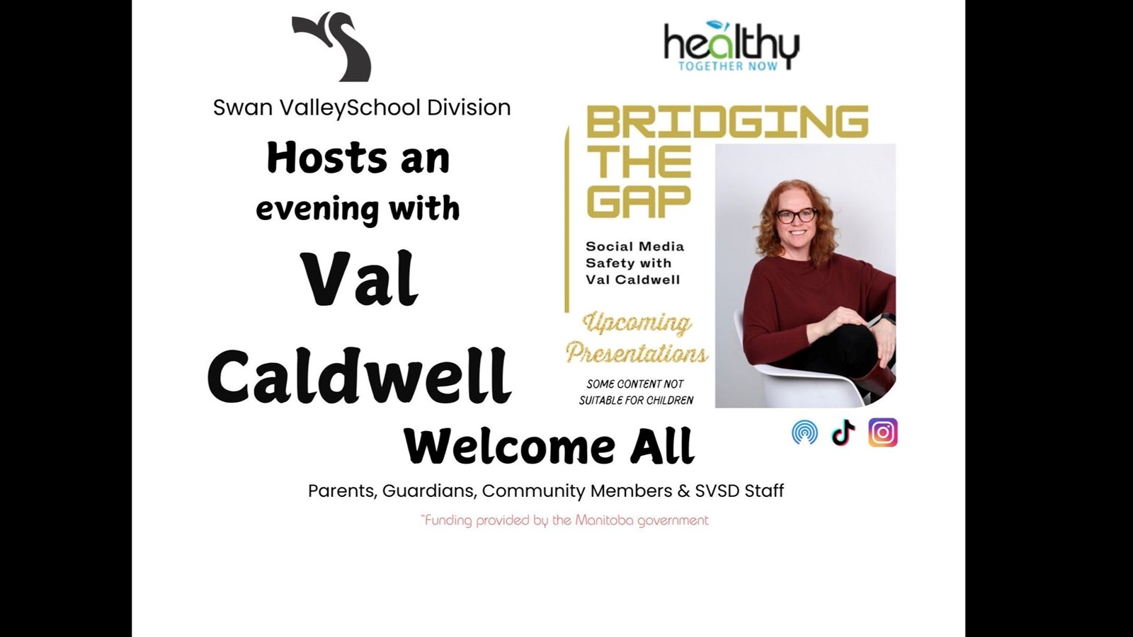 SVSD Hosts "Bridging the Gap" Social Media Safety with Val Caldwell