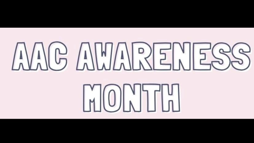 October is AAC Awareness Month